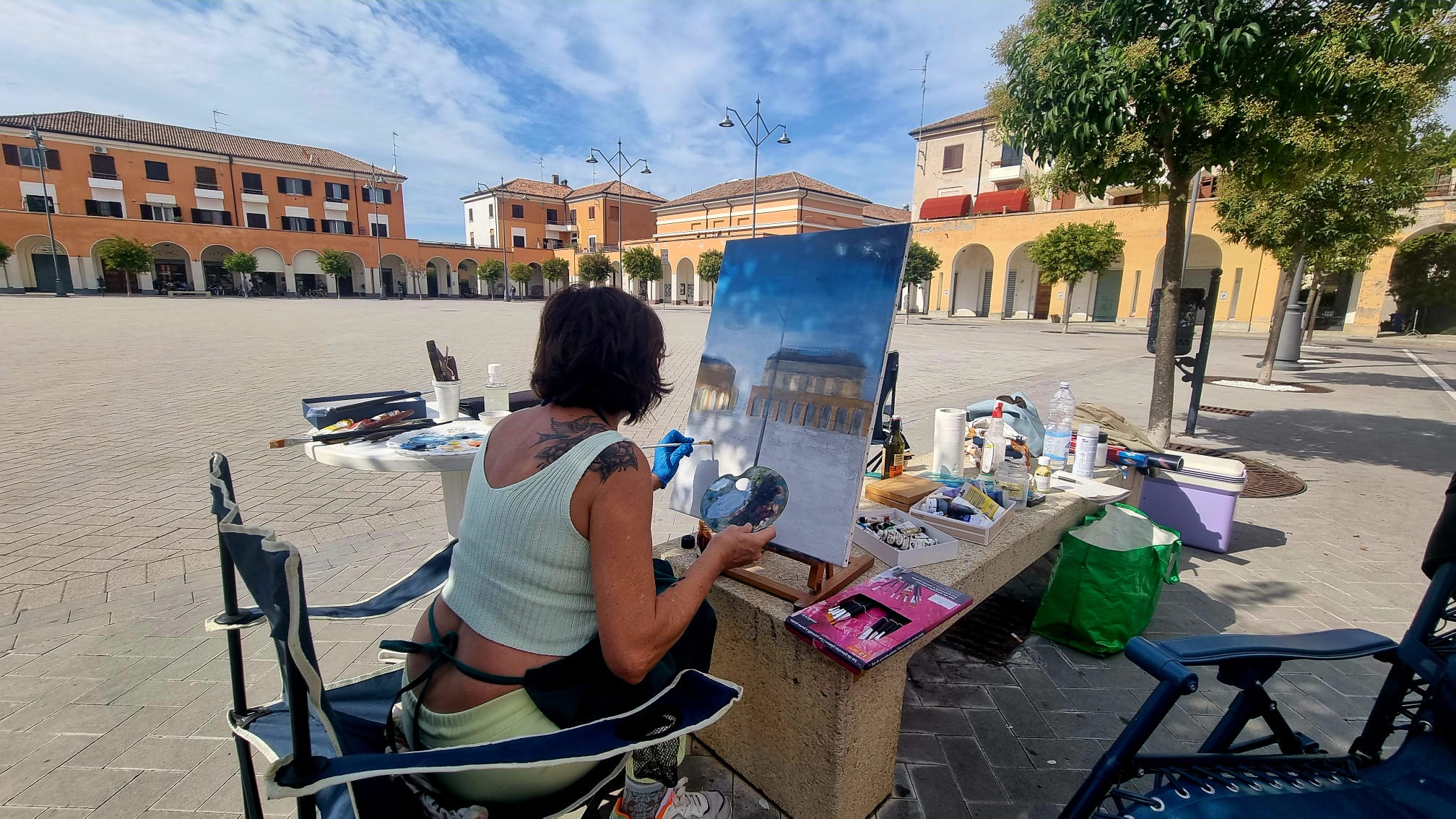 Tresigallo Le Giornate Metafisiche estemporanea artistiche